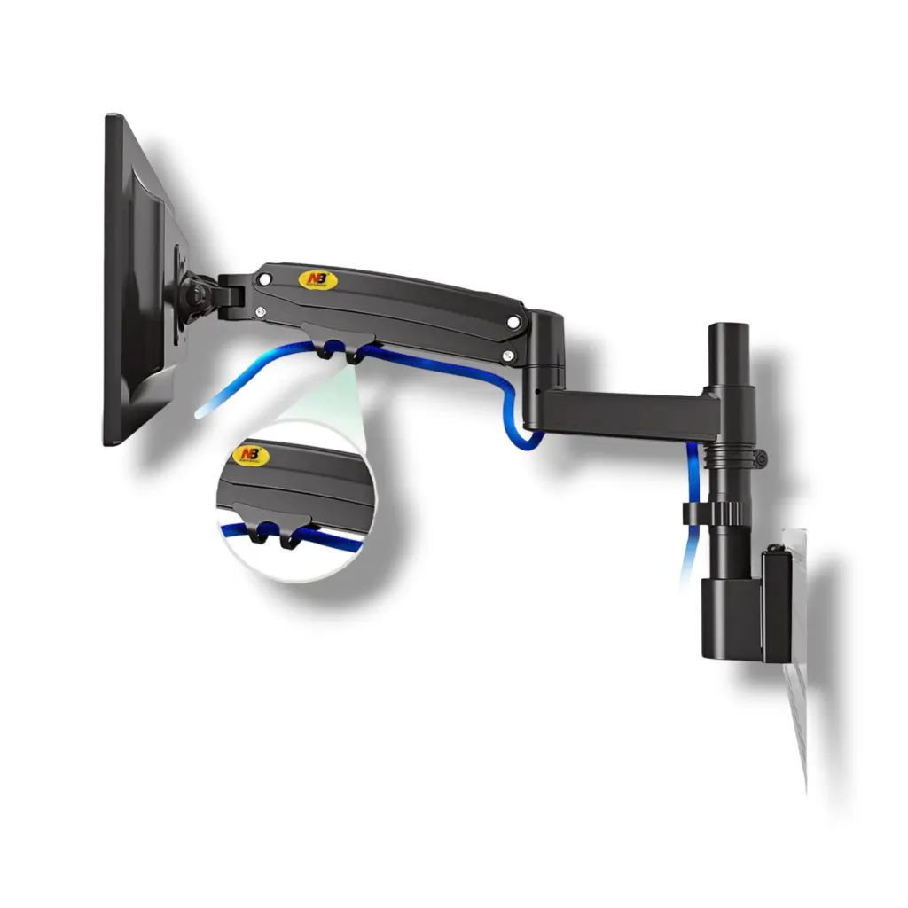 NB D21 Monitor Wall Mount Arm 22-35" 9Kg 530mm Tilt Swivel Rotation - New